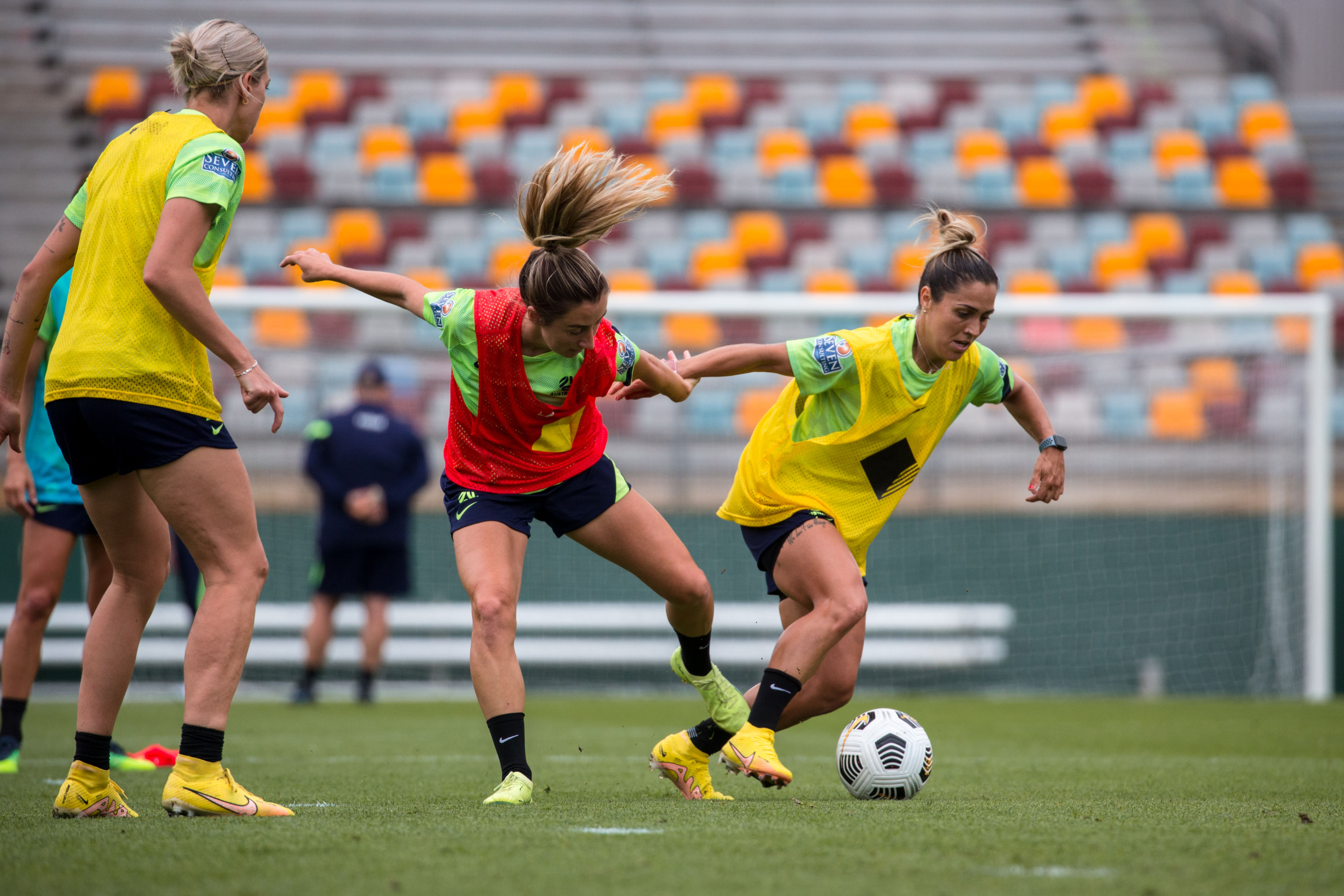 Matildas training QSAC