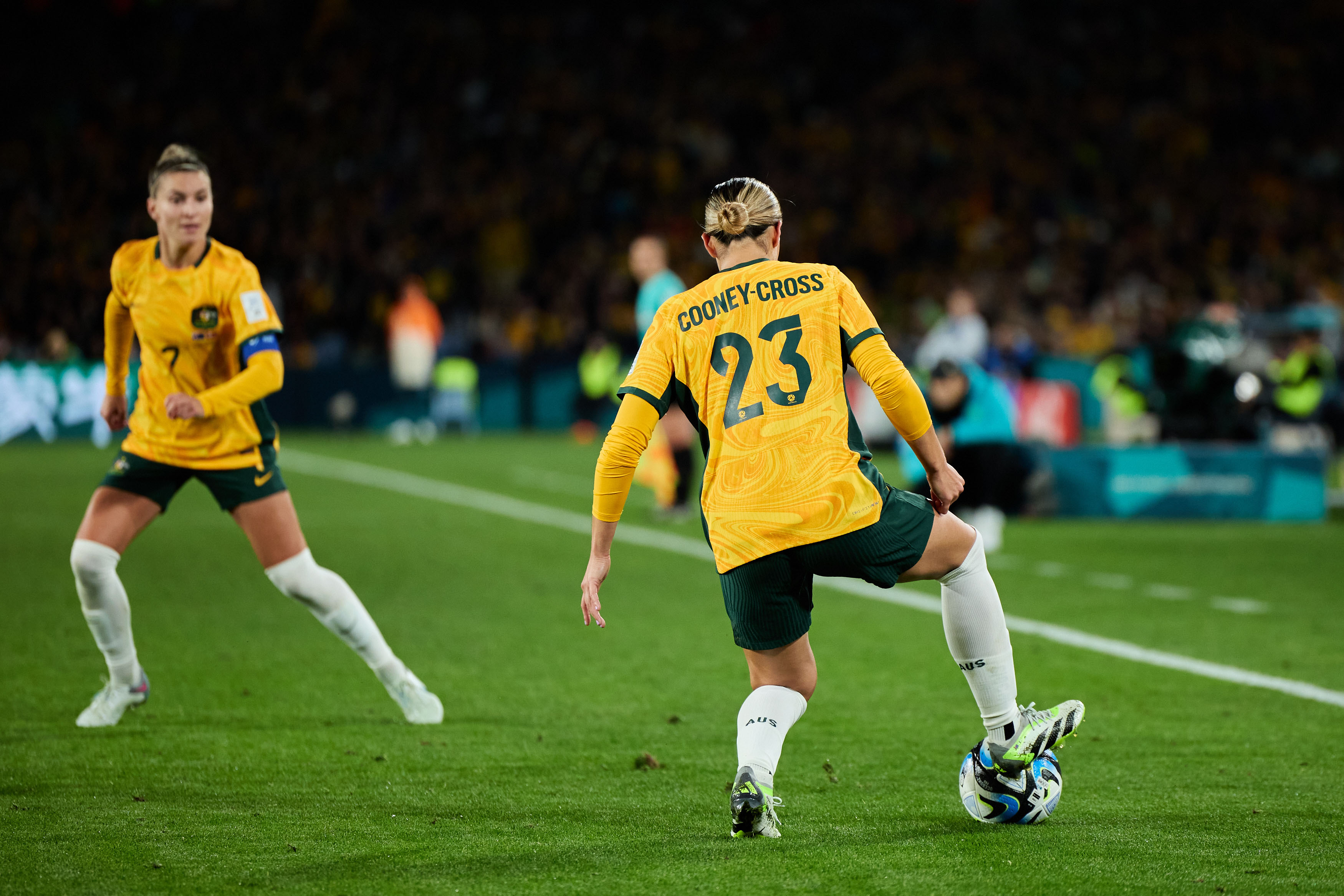 Kyra Cooney-Cross during the FIFA Women's World Cup. (Photo: Rachel Bach/By The White Line)