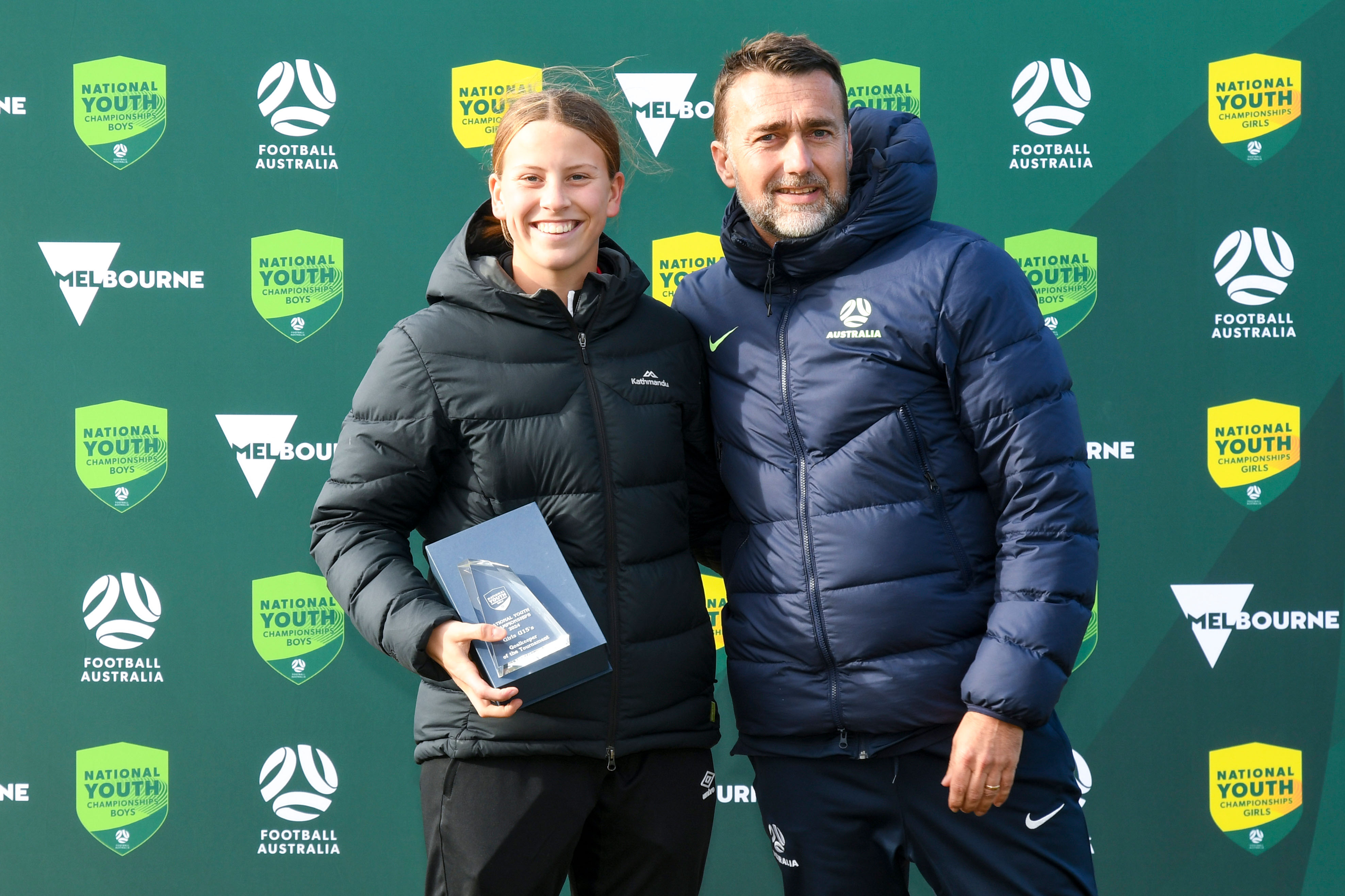 Northern NSW’s Caoimhe Bray was named U15 Goalkeeper of the Tournament. (Photo: Mark Avellino/Football Australia)