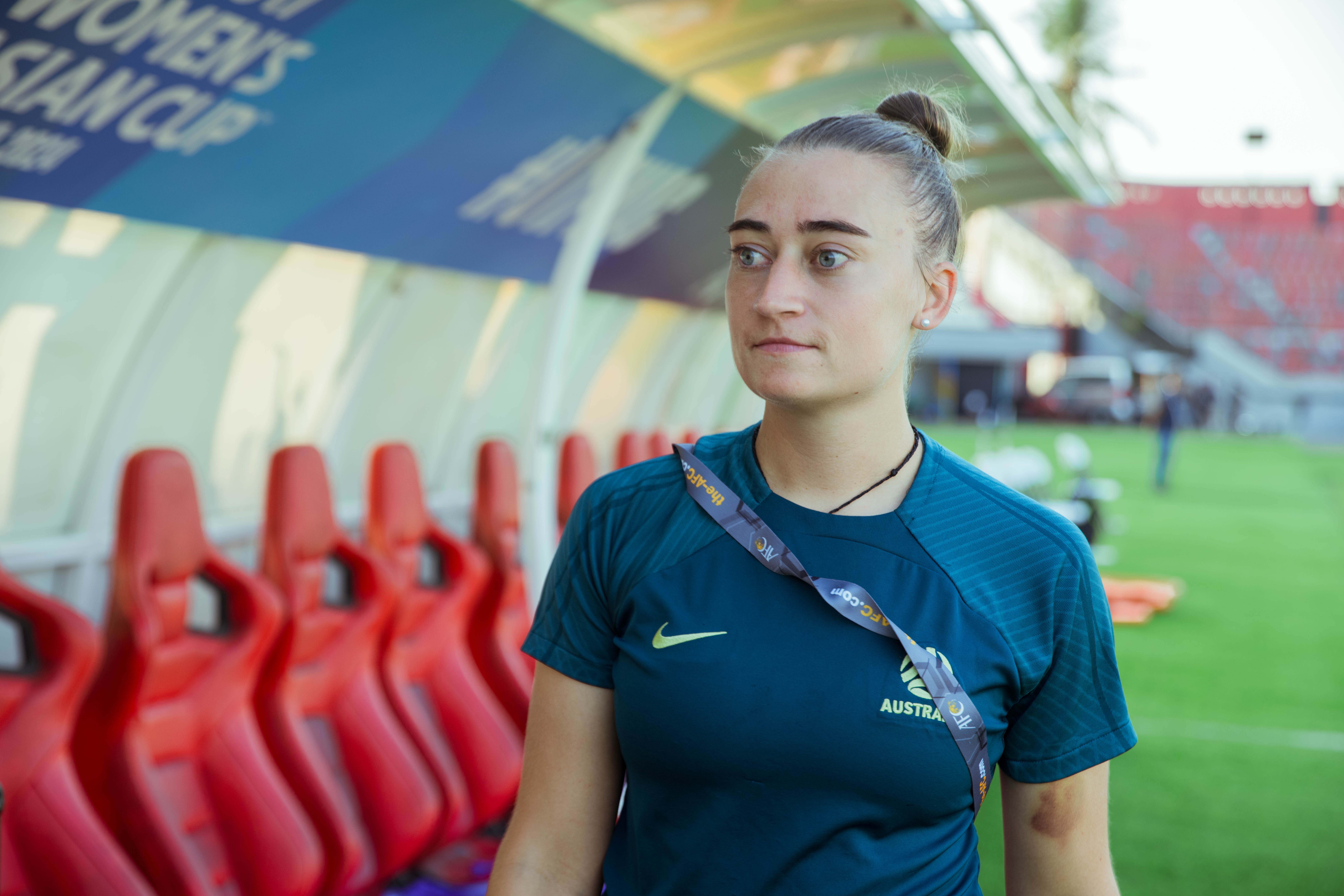 Sports Scientist, CommBank Junior Matildas, during the AFC U17 Women's Asian Cup. (Photo: Ann Odong/Football Australia)