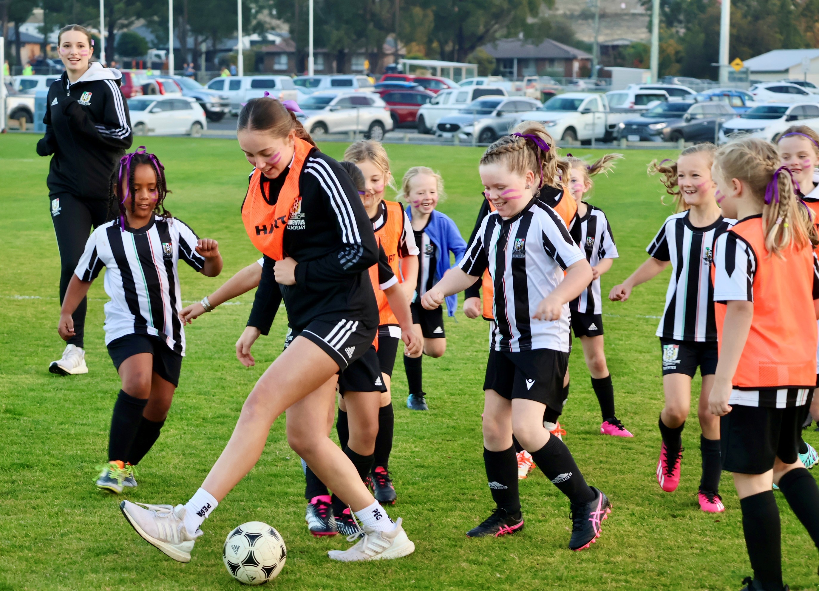 Launceston City FC girls training (Photo supplied by Jess Woodroffe)