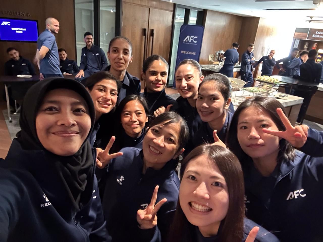 Maria Patrikis at AFC Futsal Referee Academy Kuala Lumpur
