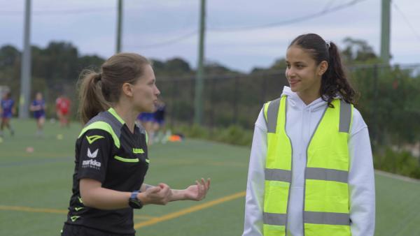 Talia Younis and Chloe Gray in conversation