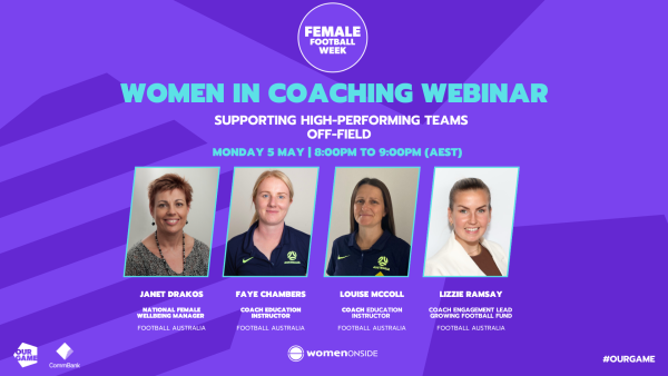 Female Football Week - Get to know our panellists - Women in Coaching Webinar